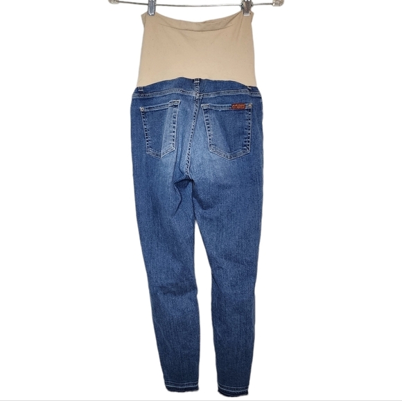 7 for all mankind maternity jeans.  Size 28 - Picture 3 of 12